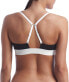 Фото #2 товара DKNY 174468 Womens Classic Cotton Bralette Bra Black/White Size Large