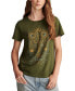 Women's Libra Scales Studded Classic T-Shirt Rifle Green, XS - фото #1