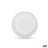 Набор многоразовых тарелок Algon Белый Пластик 17 cm (25 штук)