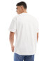 Barbour International Formula oversized t-shirt in white exclusive to asos