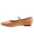 Фото #4 товара Trotters Hester T2007-274 Womens Brown Narrow Leather Mary Jane Flats Shoes 11