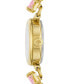 ფოტო #3 პროდუქტის Women's Monroe Three Hand Quartz Gold-Tone Stainless Steel and Brass Watch 24mm
