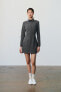 Фото #1 товара Платье-рубашка мини облегающего кроя ZARA