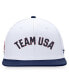 Фото #4 товара Branded Men's White/Navy Team USA Snapback Hat