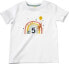 Фото #1 товара Geburtstags T-Shirt 5 Jahre, weiß, Gr. 116, 1 St