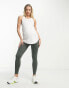 ASOS 4505 Maternity Icon vest longer length in white