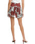 Iro Hernan Mini Skirt Women's Red 38
