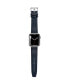 Фото #5 товара Unisex Ashby Dark Blue Genuine Leather Universal Smart Watch Strap 20mm