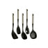 Фото #2 товара Набор аксессуаров для приготовления пищи Kinvara Набор кухонных принадлежностей Чёрный Пластик 8,5 x 35 x 20,5 см (6 штук)