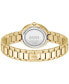 ფოტო #5 პროდუქტის Women's Sena Quartz Ionic Plated Thin Gold-Tone Steel Watch 34mm