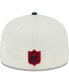 ფოტო #4 პროდუქტის Men's Cream New England Patriots Retro 59FIFTY Fitted Hat