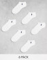 Фото #1 товара Polo Ralph Lauren 6 pack trainer socks in white