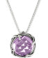 ფოტო #1 პროდუქტის Lavender Amethyst Adjustable Pendant Necklace (4 ct. t.w.) in Sterling Silver