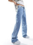 Фото #1 товара Tommy Jeans Clare high waisted wide leg jeans in light wash