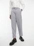 Фото #5 товара New Look relaxed pleat smart trousers in blue check