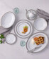 Фото #4 товара Crestwood Platinum Set of 4 Bread Butter and Appetizer Plates, Service For 4