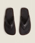 Comfort flat leather sandals