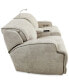 Фото #10 товара Sebaston 3-Pc. Fabric Sofa with 2 Power Motion Recliners and 1 USB Console, Created for Macy's