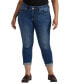 Фото #1 товара Plus Size Carter Mid Rise Girlfriend Jeans