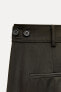 Zw collection 100% wool trousers with tabs