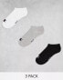 Фото #2 товара Champion trainer socks in grey white black 3 pack