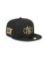 Фото #2 товара Men's Black New York Yankees 2024 Armed Forces Day On-Field 59FIFTY Fitted Hat