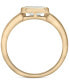 Lab-grown Morganite Oval Bezel Ring (5/8 ct. t.w.) in 14k Rose Gold-Plated Sterling Silver (Also in Lab-grown Opal)