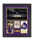 Фото #1 товара LSU Tigers Pete Maravich Assembly Center Framed 20" x 24" 3-Opening Collage