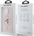 Karl Lagerfeld Karl Lagerfeld KLHMP16SSCMKCRHP iPhone 16 6.1" różowy/pink hardcase Silicone Karl&Choupette Heads Ring MagSafe standard