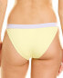 Onia Leila Bikini Bottom Women's Yellow L