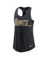 Фото #3 товара Блузка женская Nike Black New Orleans Saints City Tri-Blend Tank Top