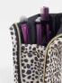 The Flat Lay Co. X ASOS Exclusive Standing Brush Case - Cheetah Spots