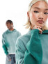 Фото #3 товара ASOS DESIGN oversized hoodie in green wash