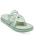 Фото #1 товара Women's Hatsy Logo Leather Thong Slide Sandals