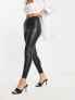 Фото #4 товара I Saw It First coated skinny jean in black