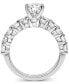 Фото #4 товара Certified Lab Grown Diamond Oval Bridal Set (3-3/8 ct. t.w.) in 14k Gold