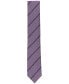Фото #2 товара Men's Slim Stripe Tie, Created for Macy's