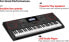 Фото #10 товара Casio CT-X5000 Top Keyboard mit 61 anschlagdynamischen Standardtasten, Begleitautomatik und starkem Lautsprechersystem, schwarz