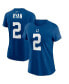 Фото #1 товара Women's Matt Ryan Royal Indianapolis Colts Player Name & Number T-shirt