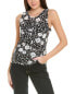 Фото #1 товара Cabi Flower Burst Mesh Top Women's S