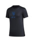 ფოტო #3 პროდუქტის Women's Black San Jose Earthquakes AEROREADY Club Icon T-shirt