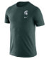 ფოტო #1 პროდუქტის Nike Michigan State Spartans Men's Dri-Fit Cotton DNA T-Shirt