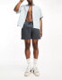 Фото #3 товара ASOS DESIGN wide shorts in shorter length in grey