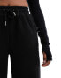 ellesse Tricia wide leg track pants in black