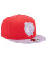 ფოტო #1 პროდუქტის Men's Red, Lavender Boston Celtics 2-Tone Color Pack 9FIFTY Snapback Hat