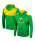 Фото #1 товара Men's Green Oregon Ducks Warm Up Long Sleeve Hoodie T-shirt