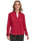 Фото #1 товара Women's Long Sleeve V-Neck Blouse