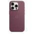 Фото #3 товара Apple iPhone 15 Pro Case with MagSafe - Mulberry, Cover, Apple, iPhone 15 Pro, 15.5 cm (6.1"), Bordeaux