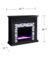 Lysander Marble Color Changing Electric Fireplace