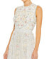 ფოტო #3 პროდუქტის Women's Embellished High Neck Sleeveless Ruffled Gown